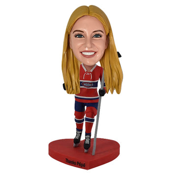 Personalized Bobblehead in Montreal Canadians Team Uniform